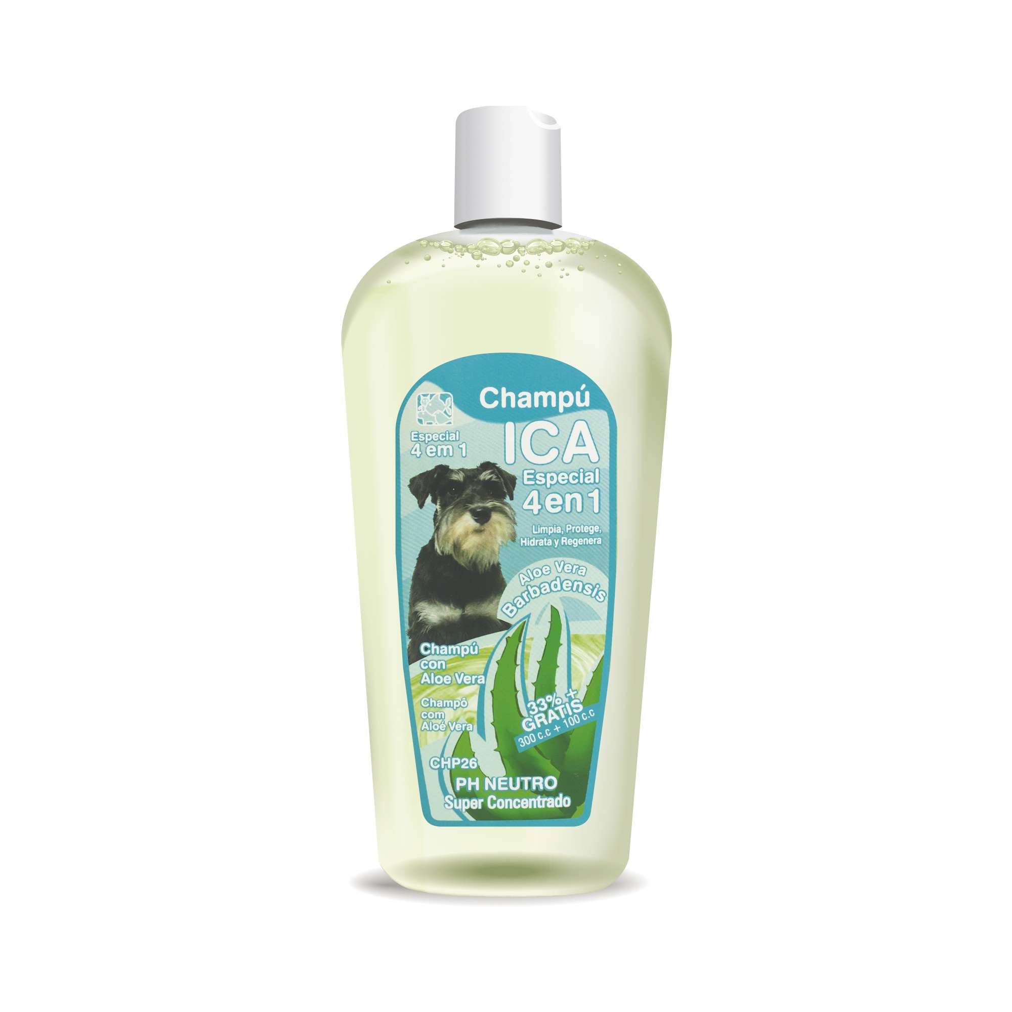 shampoo con aloe vera para perros