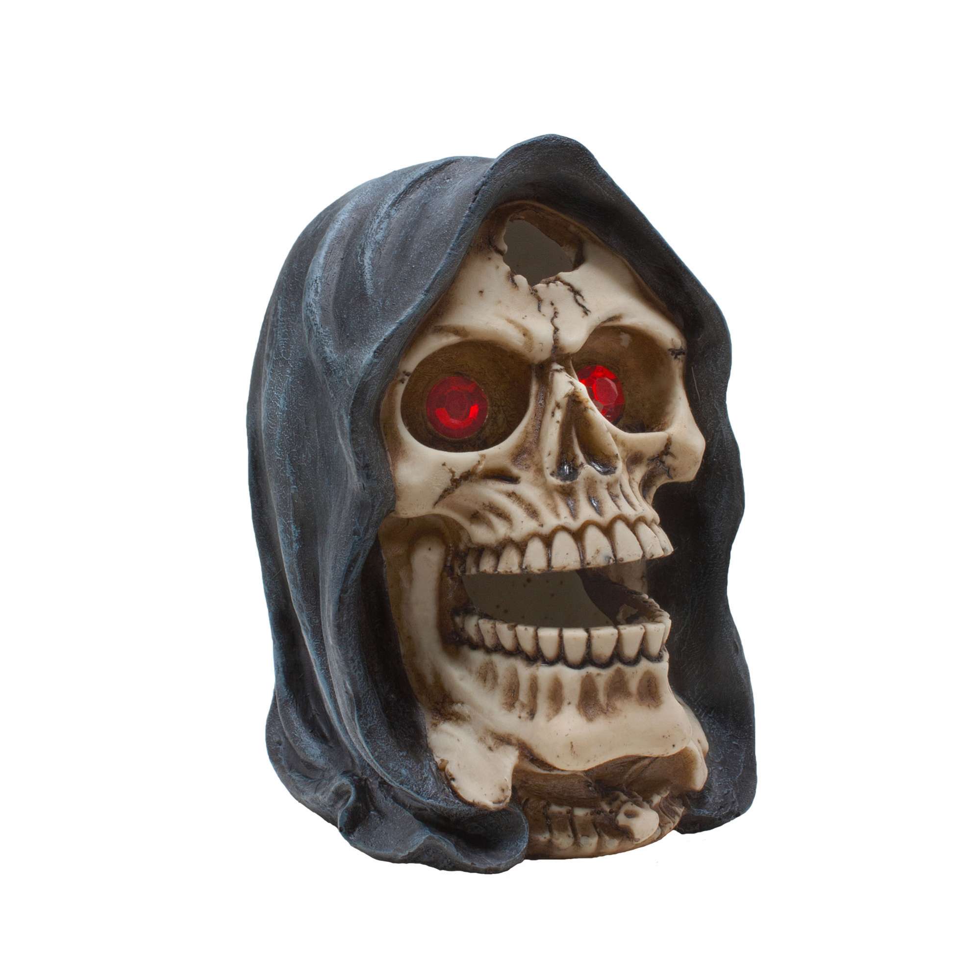 Ornamento calavera capucha 14.5 cm ICA S.A