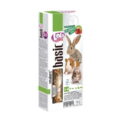 Barritas de fruta para roedores y conejos "LOLO" (90 g)