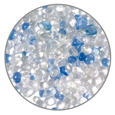 Grava de cristal celeste (6 mm)