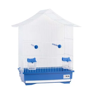 Jaulas GRECIA azul y blanca para pájaros (57.5 cm)