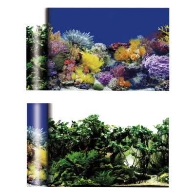 Fondo de doble cara (Fondo Corales / Plantas)