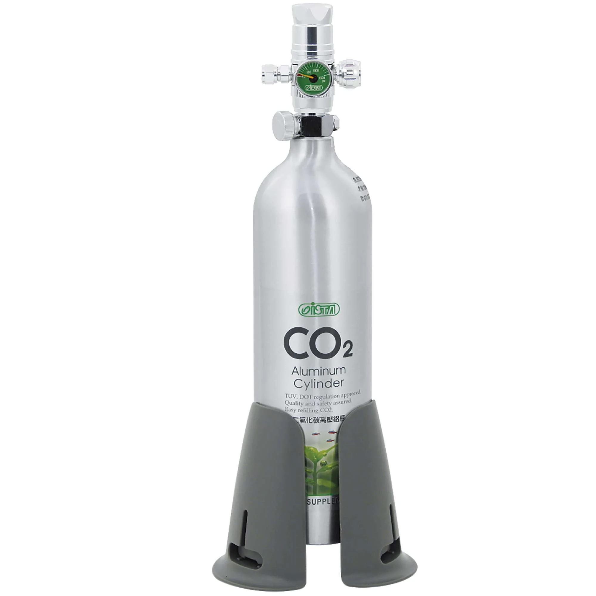 Botella de CO2 PezVerde 1L Aluminio