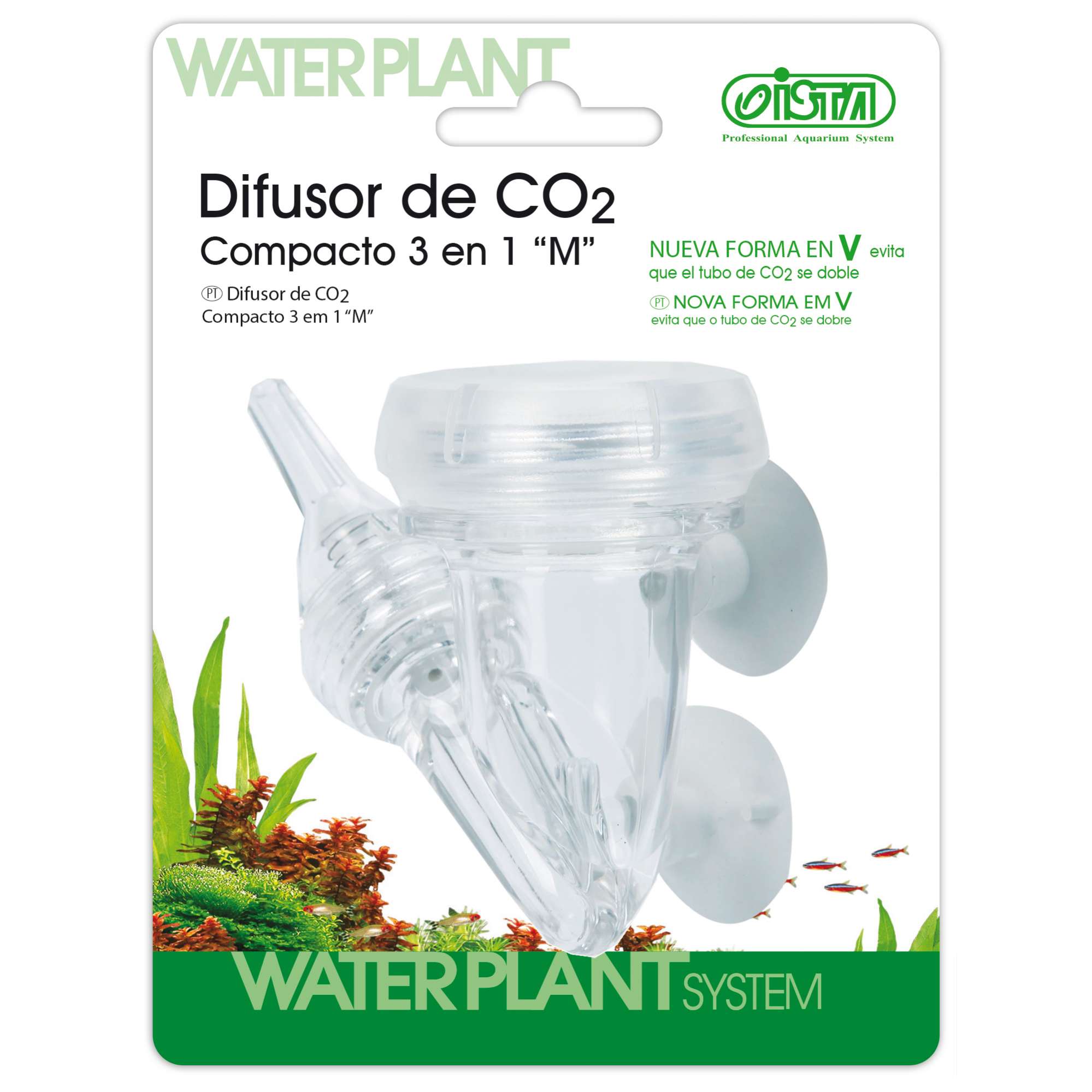  Clscea Difusor acrílico de CO2 con contador de burbujas  integrado para plantas de acuario (L) : Productos para Animales