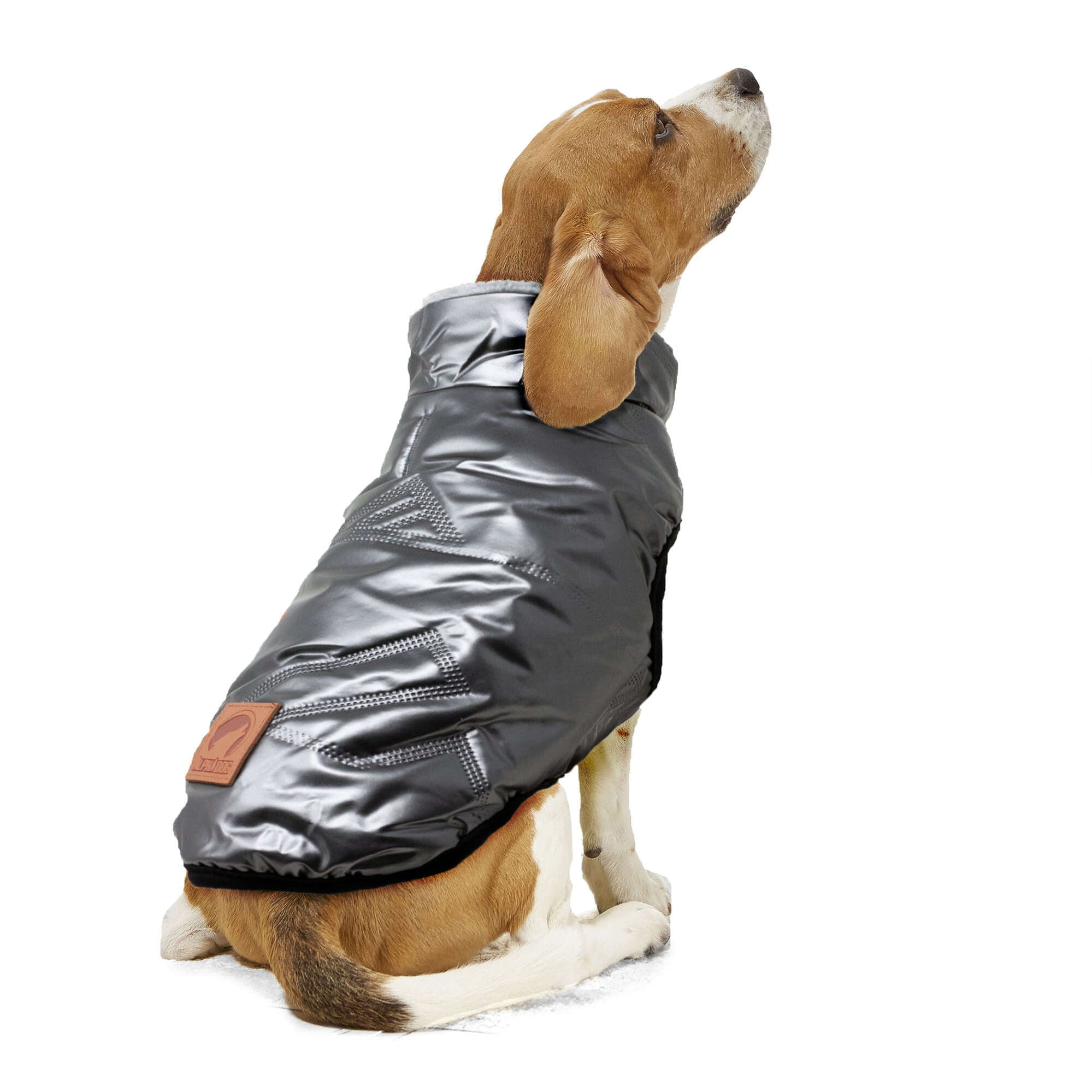Abrigo metalizado negro de DOG — ICA S.A.