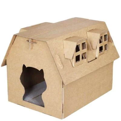 Rascador de cartón chalet CATOPIA (54 cm)