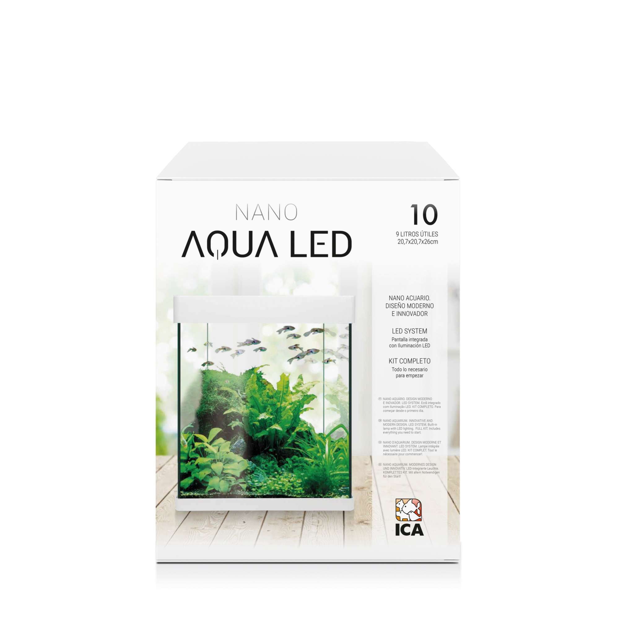 as Nano LED Aquarium, 10 – 23l