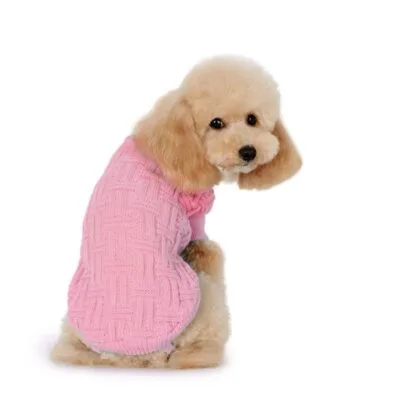 Jersey de punto con trama rosa de ALPHA DOG
