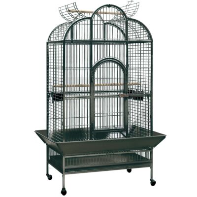 Jaula HOUSE gris forja para loros (175 cm)