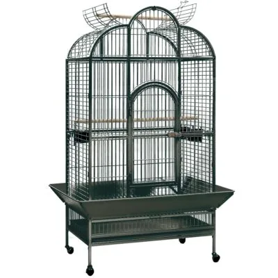 Jaula HOUSE gris forja para loros (175 cm)