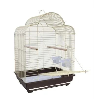 Jaulas NINFA beige y marrón para pájaros (71 cm)