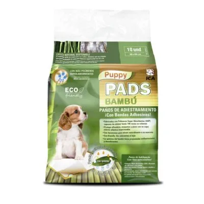 Paños de Adiestramiento Puppy Pads Bambú (60cm x 60cm)