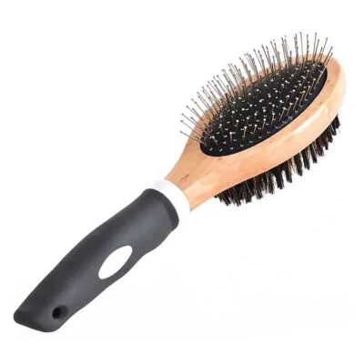 Cepillo doble de bambú XT-DOG (25.2 cm)