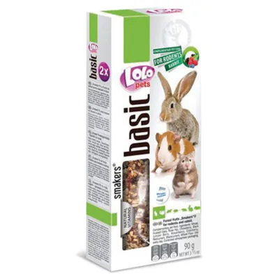 Barritas de frutos del bosque para roedores y conejos "LOLO" (90 g)