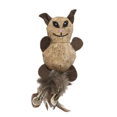 Juguete gato de corcho para gatos (15 cm)