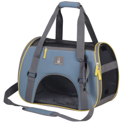 Bolso trasportín ALOR celeste ZU&LU (40 cm)