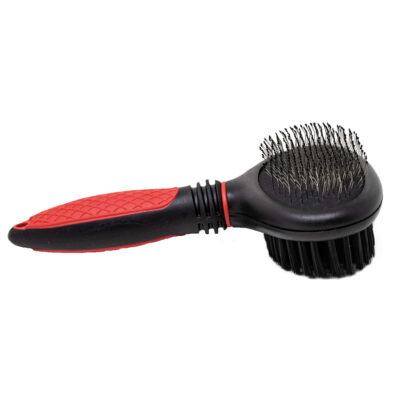 Cepillo oval doble función XT-DOG (22.5 cm)