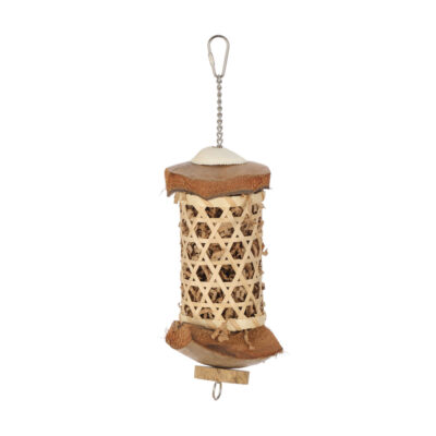Juguete farolillo de bambú para pájaros (19 cm)