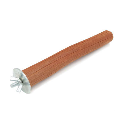 Juguete percha de madera para pájaros (20 cm)