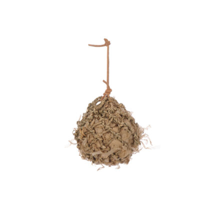 Juguete pelota piñata natural para pájaros  (8 cm)