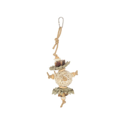 Juguete ballet natural para pájaros (14 cm)