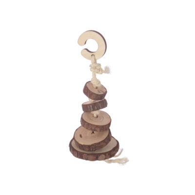 Juguete discos de madera para roedores (16 cm)