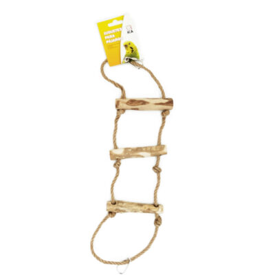 Juguete escalera y cuerdas para pájaros (40 cm)