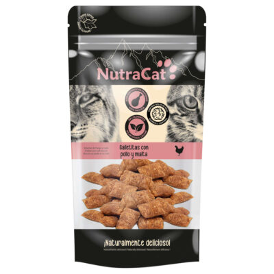 Galletitas con pollo y malta NutraCat