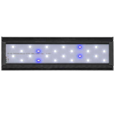 Pantalla Aqualed Génesis luz azul+blanca - Negra