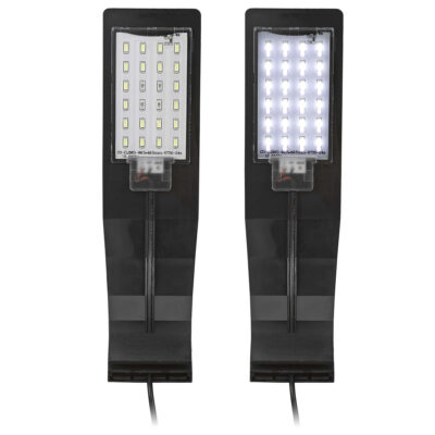 Lámpara Aqualed Génesis Curva luz blanca - Negra (10 W)