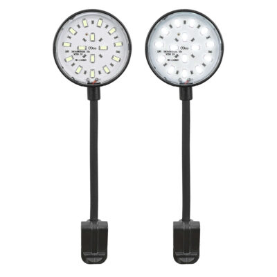 Lampara Aqualed Génesis Round luz blanca - Negra (8 W)