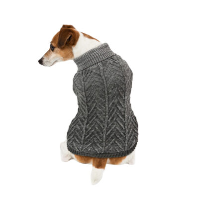 Jersey de punto con relieve gris de ALPHA DOG
