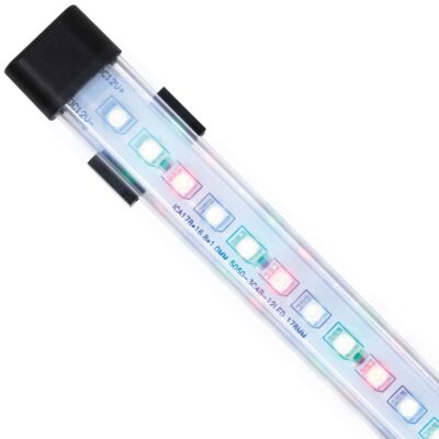 Tira LED RGB con carcasa rígida plástica.
