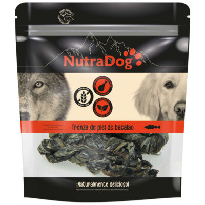Trenza de piel de bacalao NutraDog