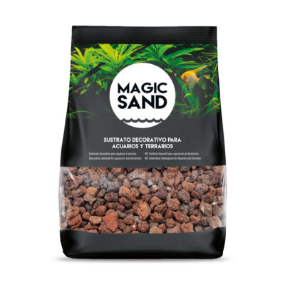 Grava volcánica roja MAGIC SAND (5-9 mm)