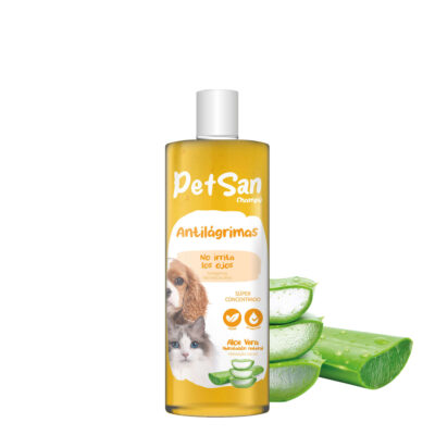 Champú antilágrimas con Aloe Vera para perros y gatos PetSan