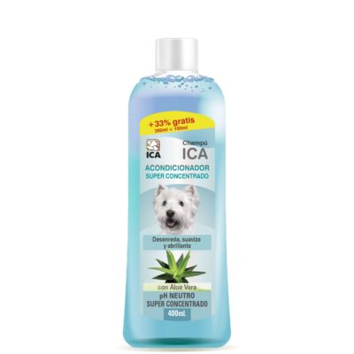 Champú acondicionador con Aloe Vera para perros