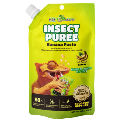 Alimento para reptiles: especial banana INSECT PUREE  (80 g)