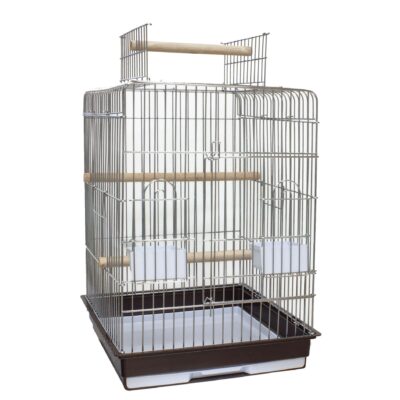 Jaulas REX cromadas para pájaros (66 cm)