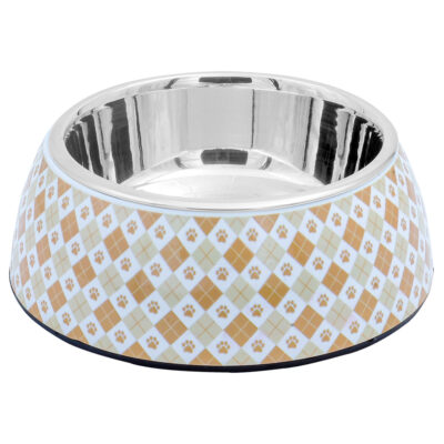 Comedero de acero Print Vintage Premier DOG