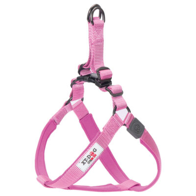 Arnés nylon + neopreno rosa XT-DOG