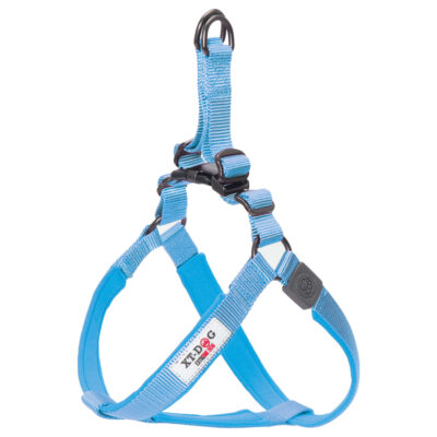 Arnés nylon + neopreno azul XT-DOG