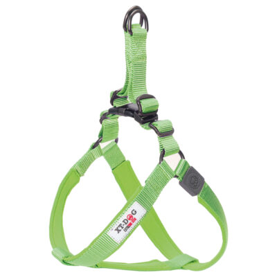 Arnés nylon + neopreno verde XT-DOG