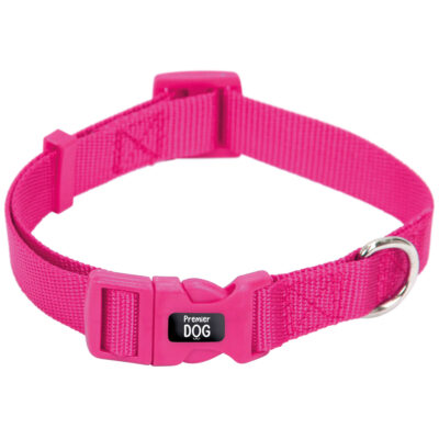 Collar de nylon rosa Premier DOG