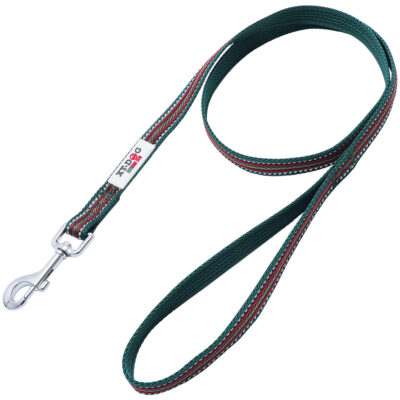 Correa Franjas XT-DOG verde (120 cm)