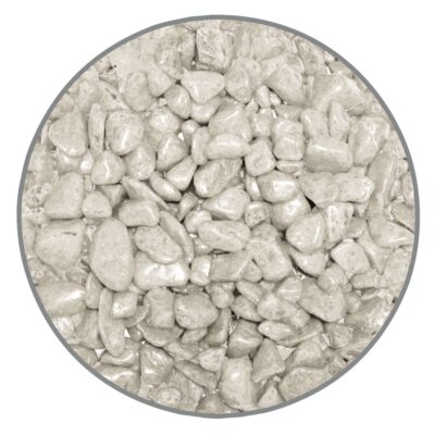 Grava blanca PREMIUM BRILLANTE (7 mm)