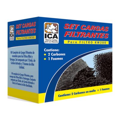 Carga de carbón activado para micro filtro KW200