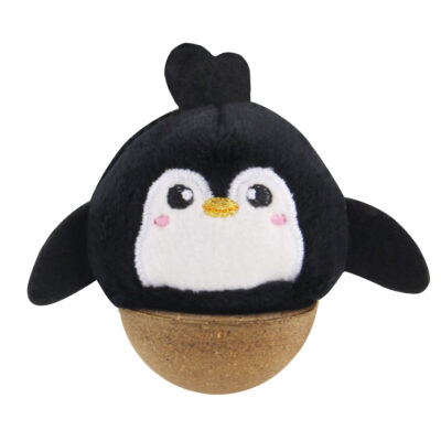 Pingüino Catch & scratch eco line GiGwi (8 cm)