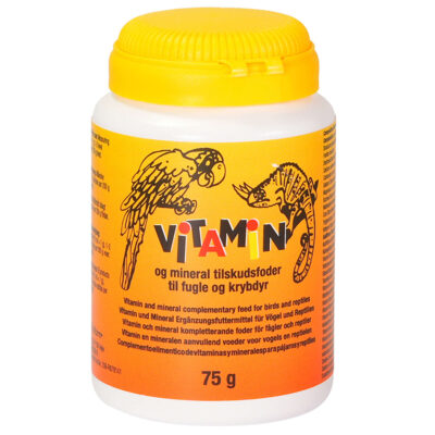 Vitaminas y minerales para pájaros y reptiles DIAFARM (75 g)