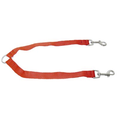 Correa doble de nylon roja (40 cm)